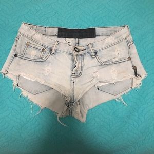 one teaspoon denim shorts